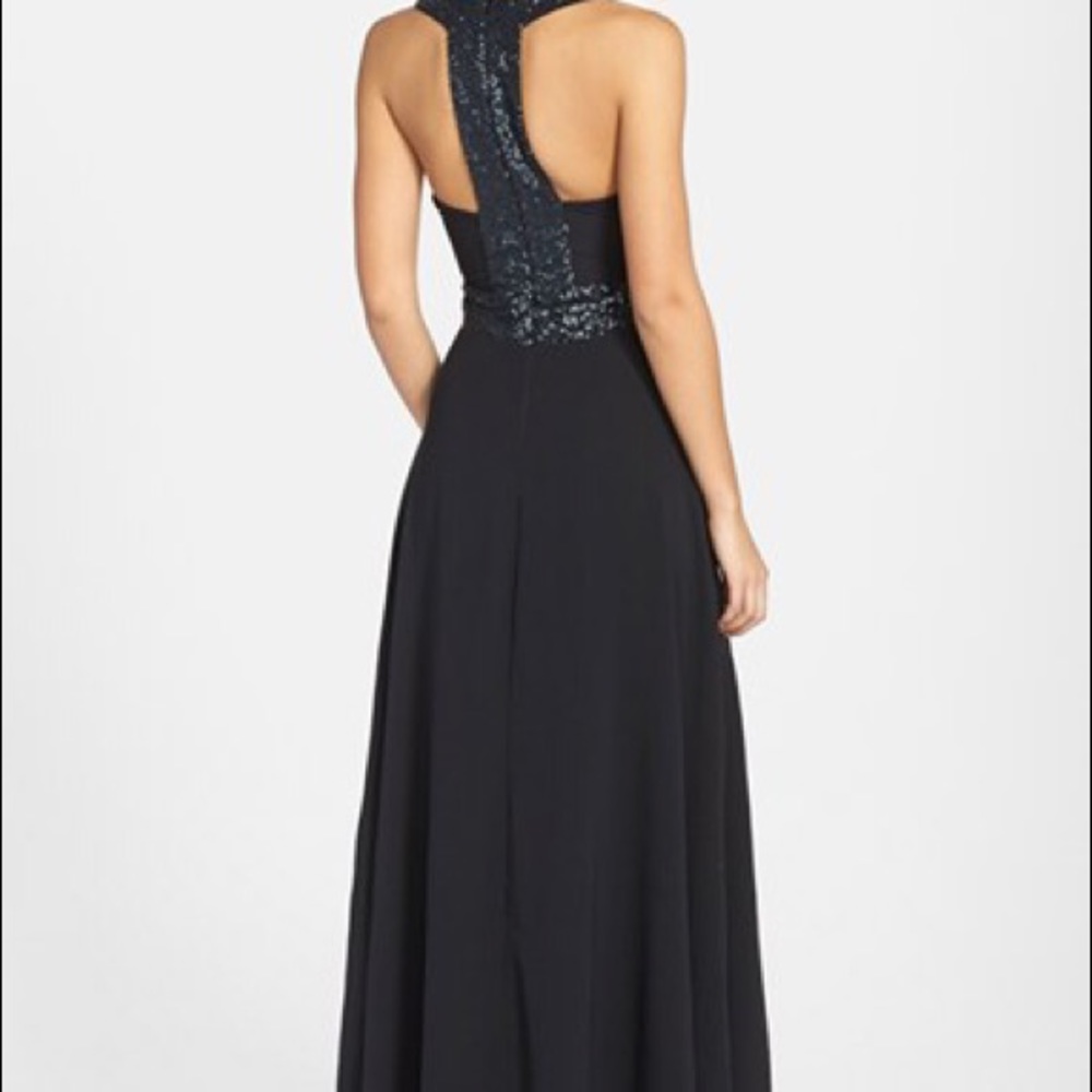 Long formal black dress